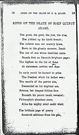 Lines on the Death of J. Quincy Adams p1